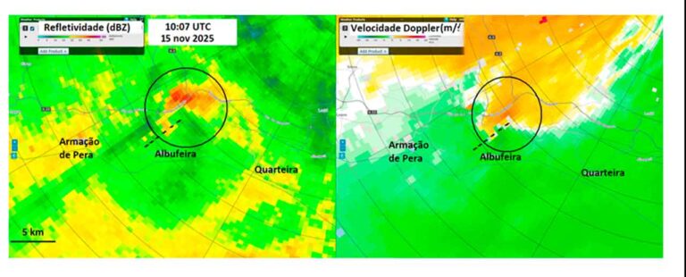 Albufeira: Tornado der Stärke IF2