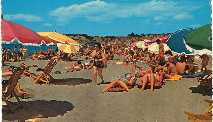 Sonne, Sardinen und Strohhüte