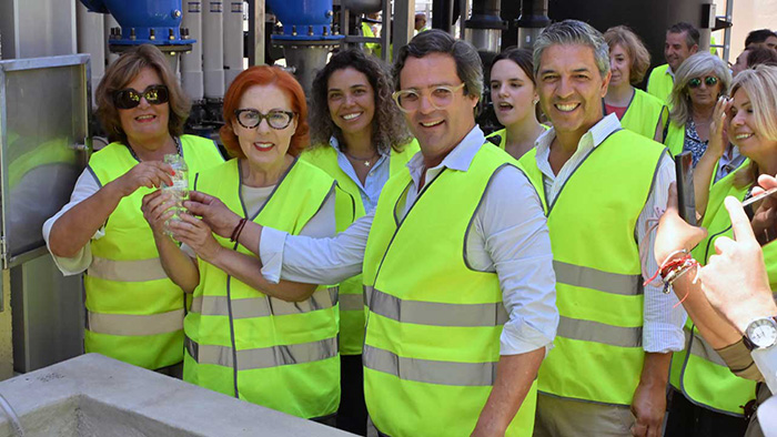 Vilamoura nimmt neue Grauwasseranlage in Betrieb Vilamour Grauwasseranlage
